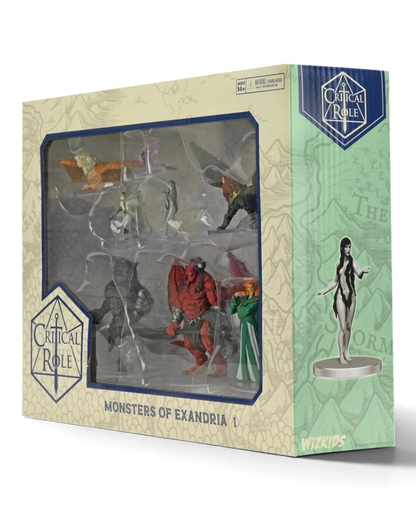 VaultifyUK Critical Role Monsters of Exandria set 1 featuring eight pre-painted fantasy tabletop miniatures