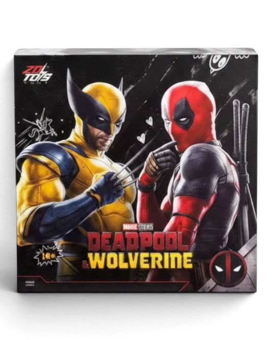 VaultifyUK ZD Toys Deadpool and Wolverine 1/10 scale action figure set in branded retail packaging