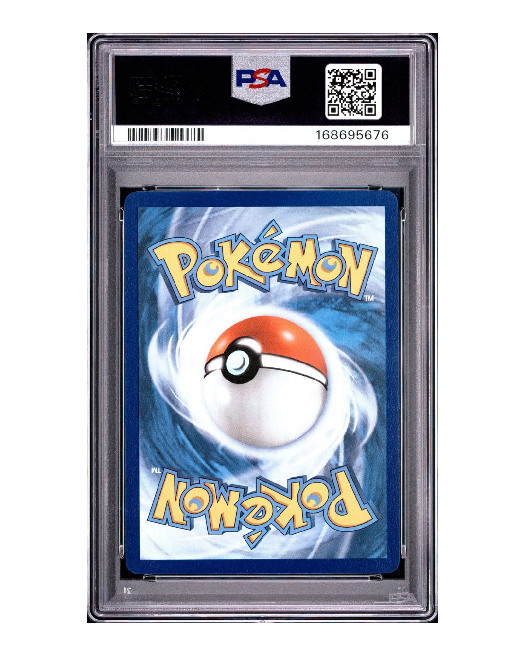 VaultifyUK PSA 10 graded Ethan's Magcargo 222/217 Ascended Heroes Pokémon card back view in protective slab