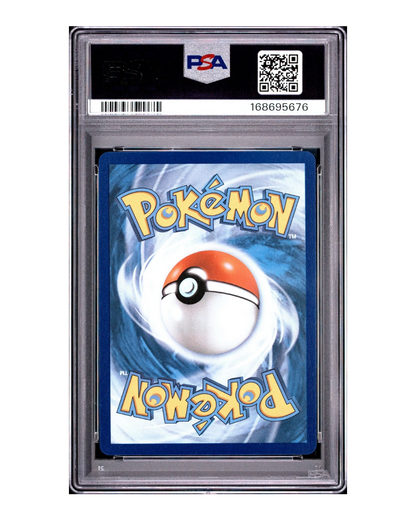 VaultifyUK PSA 10 graded Ethan's Magcargo 222/217 Ascended Heroes Pokémon card back view in protective slab