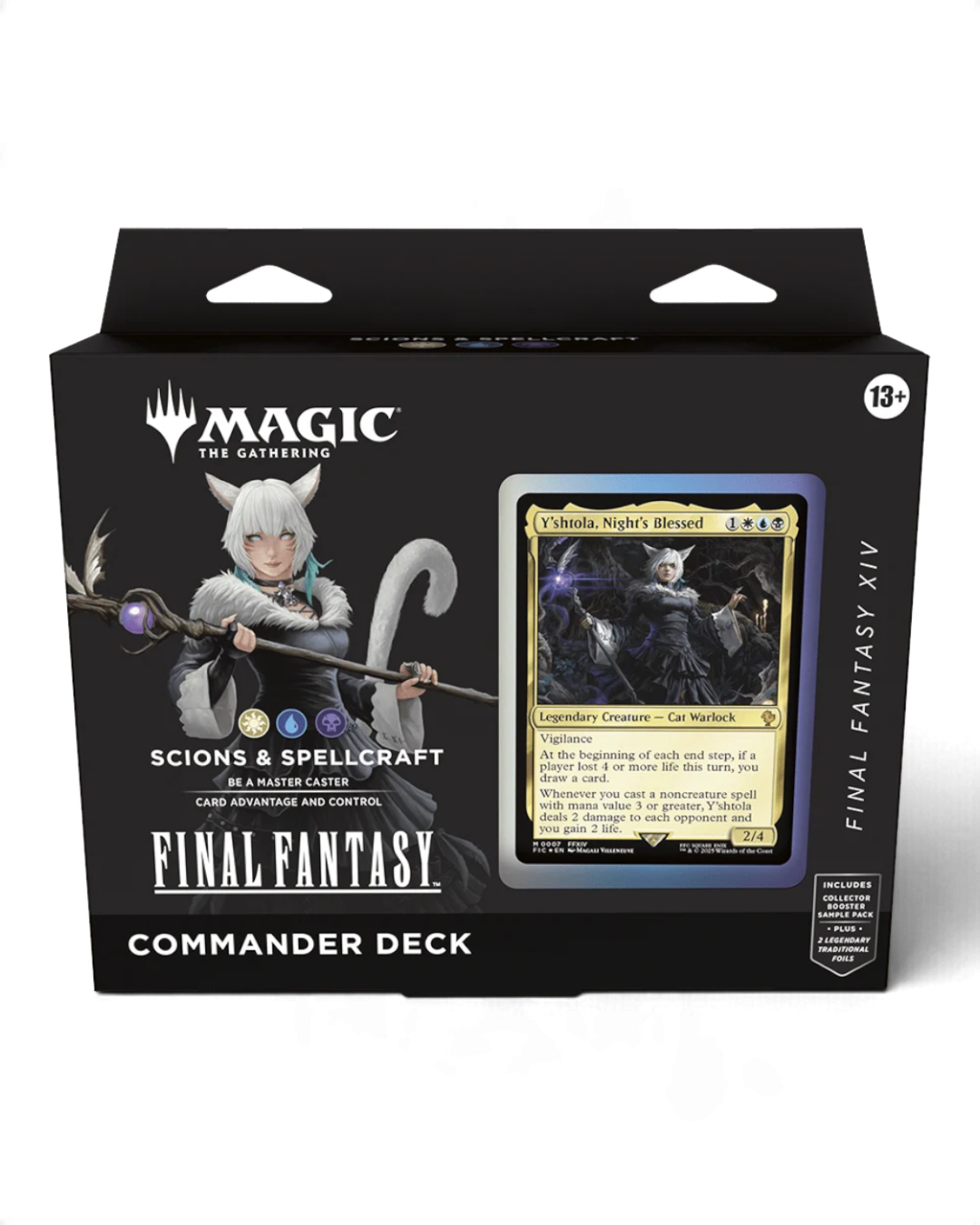 VaultifyUK Magic: The Gathering Final Fantasy XIV Scions & Spellcraft Commander deck box with Y'shtola card art.