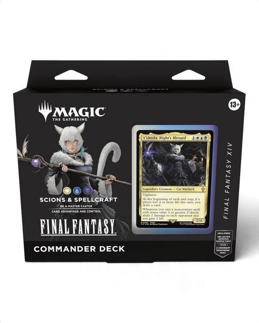 VaultifyUK Magic: The Gathering Final Fantasy XIV Scions & Spellcraft Commander deck box with Y'shtola card art.