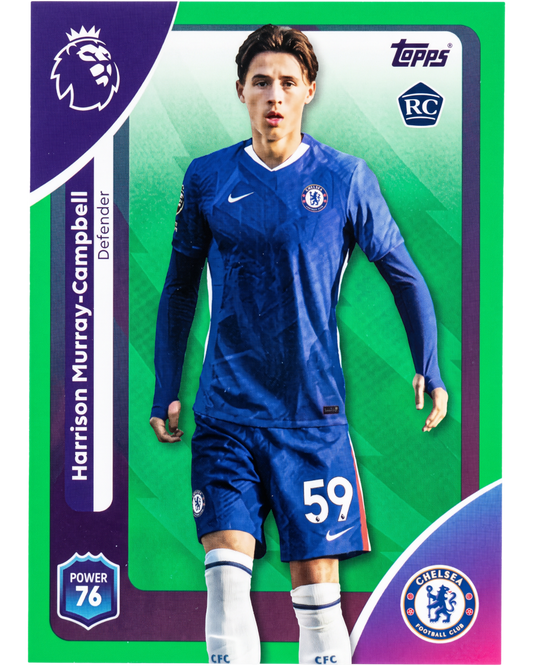 VaultifyUK Harrison Murray-Campbell 2025/26 Topps Premier League Green Parallel rookie football card