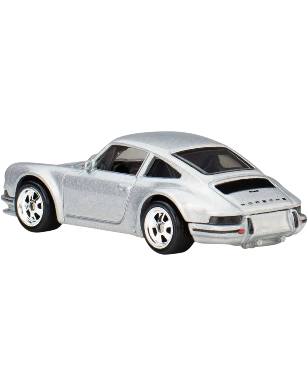 VaultifyUK Hot Wheels Premium 1971 Porsche 911 die-cast car in silver from Top Gun Maverick with rubber tyres
