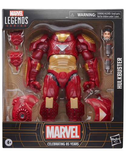 VaultifyUK Marvel Legends 85th Anniversary Hulkbuster deluxe figure in collector packaging with interchangeable parts