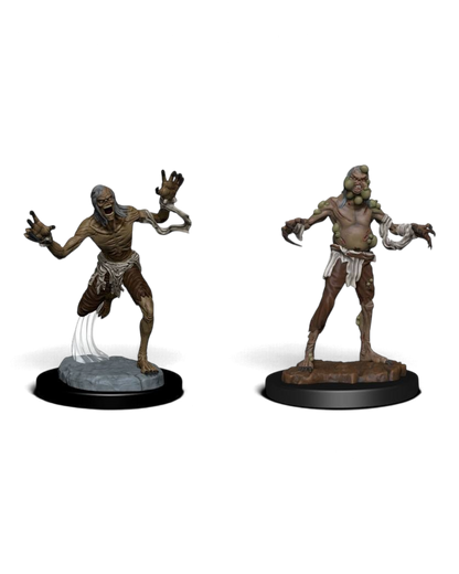 VaultifyUK Critical Role Husk Zombie unpainted miniatures set featuring two detailed shambling undead figures