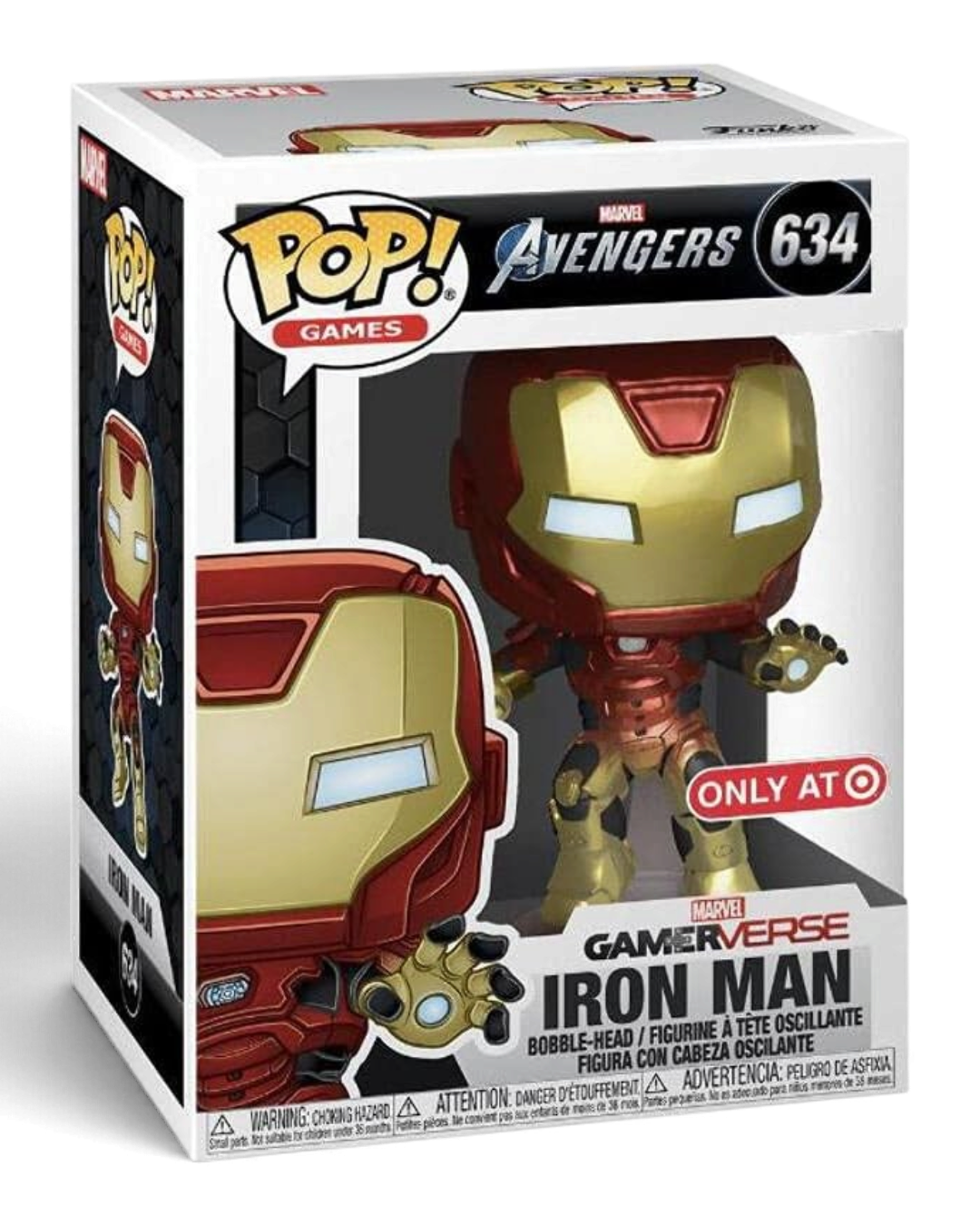 VaultifyUK Funko Pop! Marvel Gamerverse Iron Man #634 vinyl figure in original window display box