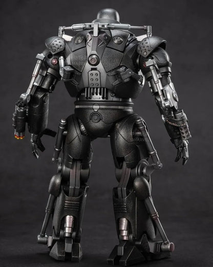 VaultifyUK ZD Toys Marvel Iron Monger 1/10 scale figure showing detailed back view of the industrial battlesuit