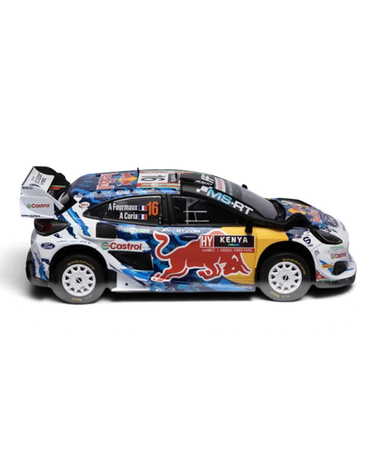 IXO 1:18 Ford Puma Rally1 #16 Fourmaux/Coria, Safari Rally Kenya 2024, right side profile