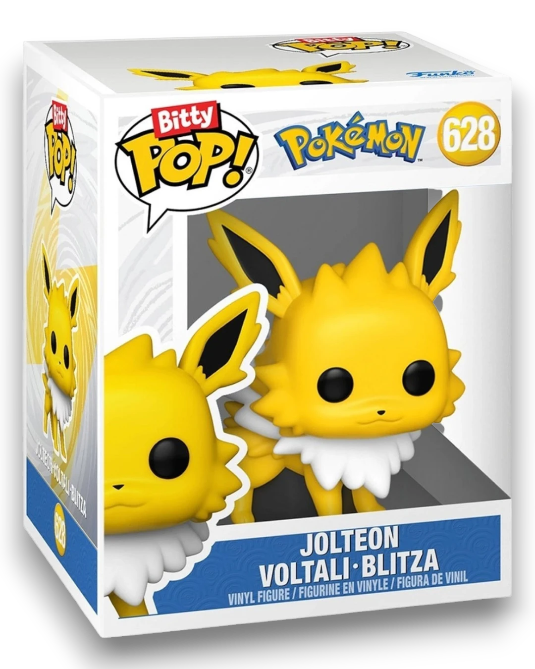 VaultifyUK Pokémon Bitty Pop! Jolteon vinyl figure in original branded display box