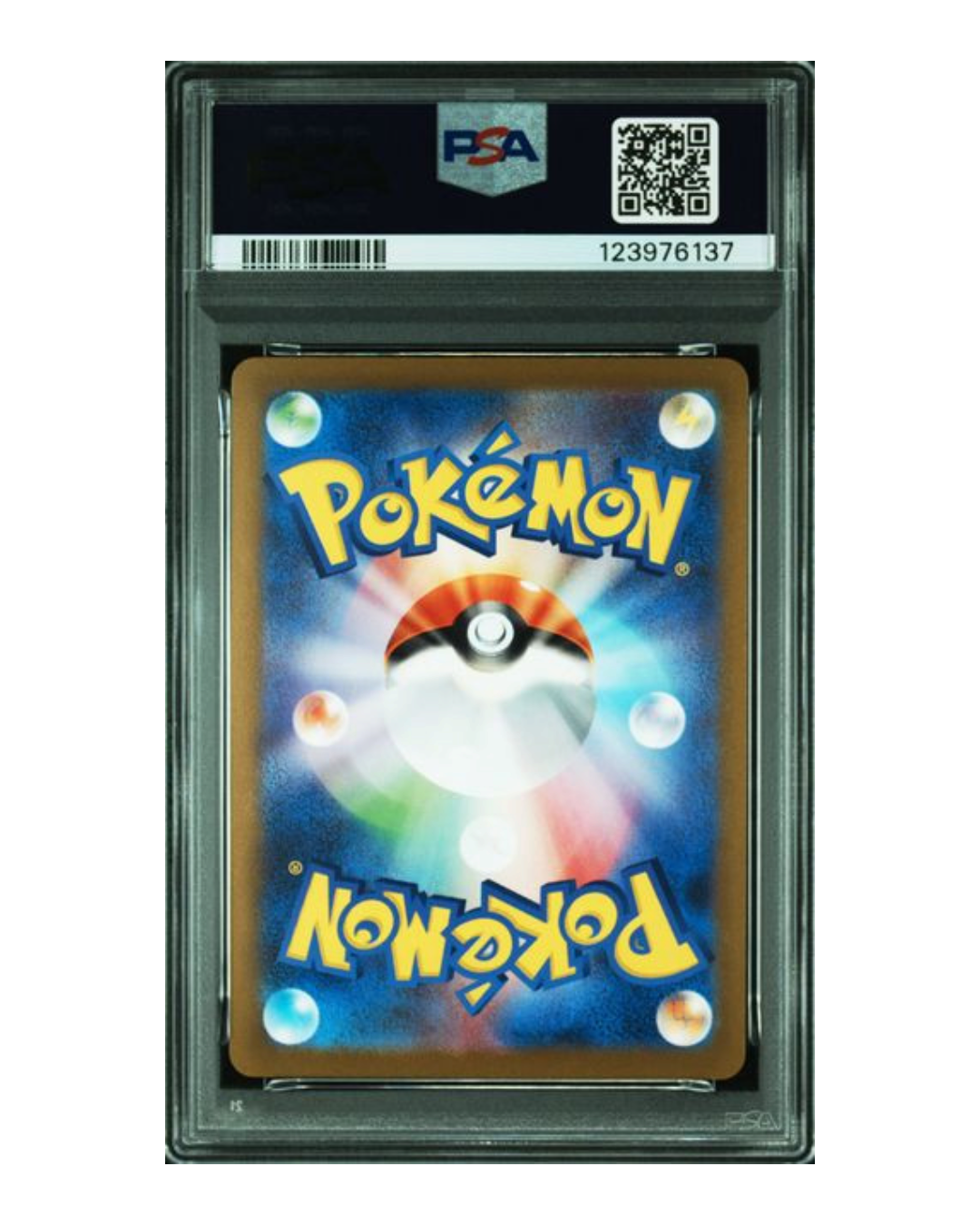 VaultifyUK PSA 10 graded Japanese Jolteon Pokémon card back featuring the classic blue and gold card design