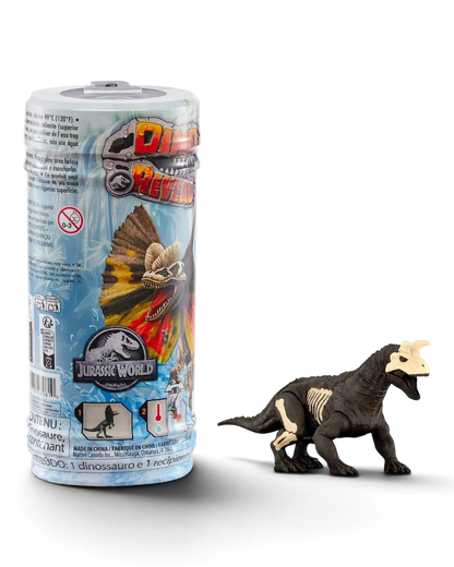 VaultifyUK Jurassic World Dino Reveal dinosaur figure with water-activated colour change in original capsule packaging