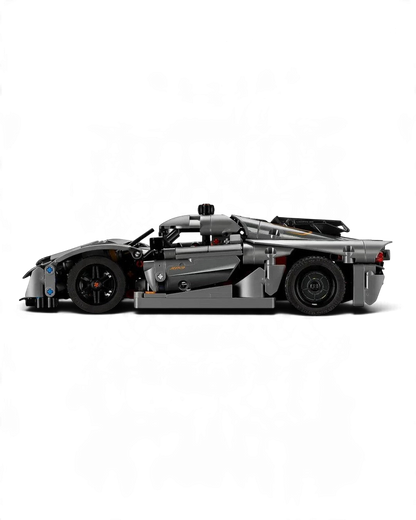 LEGO Technic Koenigsegg Jesko Absolut Grey Hypercar side profile