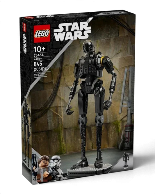 VaultifyUK LEGO Star Wars K-2SO security droid building set box featuring a tall posable black robot figure