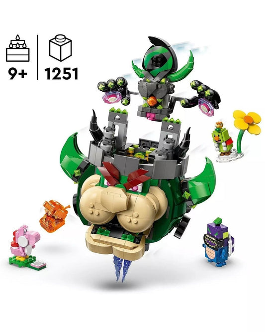 VaultifyUK LEGO Super Mario Castle Bowser set 72042 with 5 characters including Prince Florian and Pink Yoshi