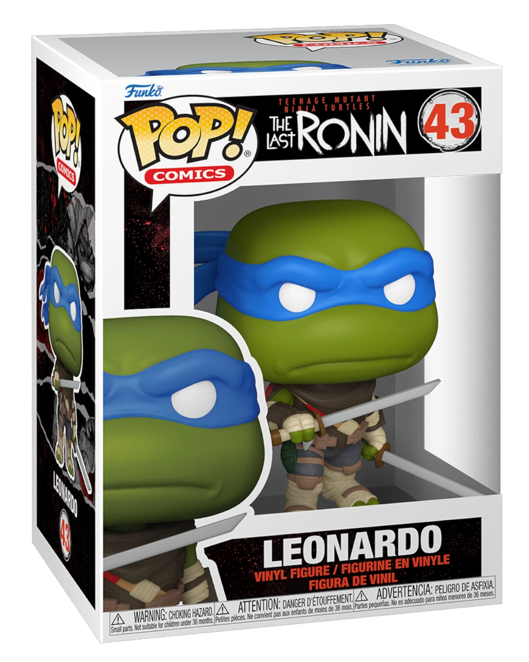 VaultifyUK Funko Pop! Leonardo #43 vinyl figure from Teenage Mutant Ninja Turtles The Last Ronin in display box