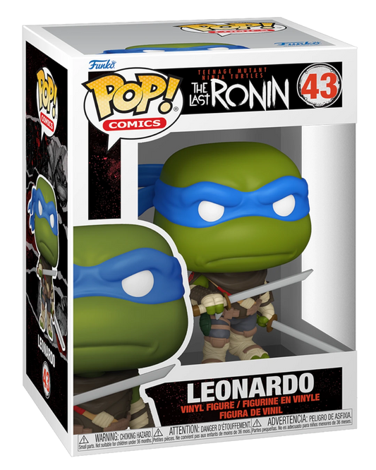 VaultifyUK Funko Pop! Leonardo #43 vinyl figure from Teenage Mutant Ninja Turtles The Last Ronin in display box