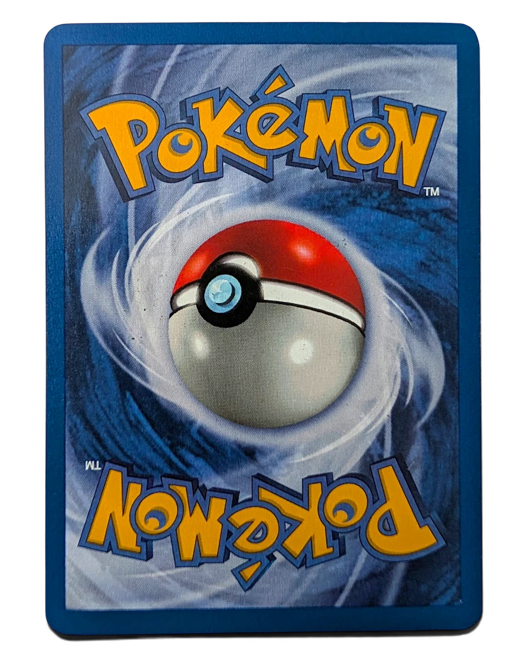 VaultifyUK Pokémon TCG Machoke Base Set 4th Print card back showing the classic blue and red Poké Ball design
