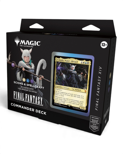 VaultifyUK Magic: The Gathering Final Fantasy Scions & Spellcraft Commander deck box featuring Y'shtola artwork.
