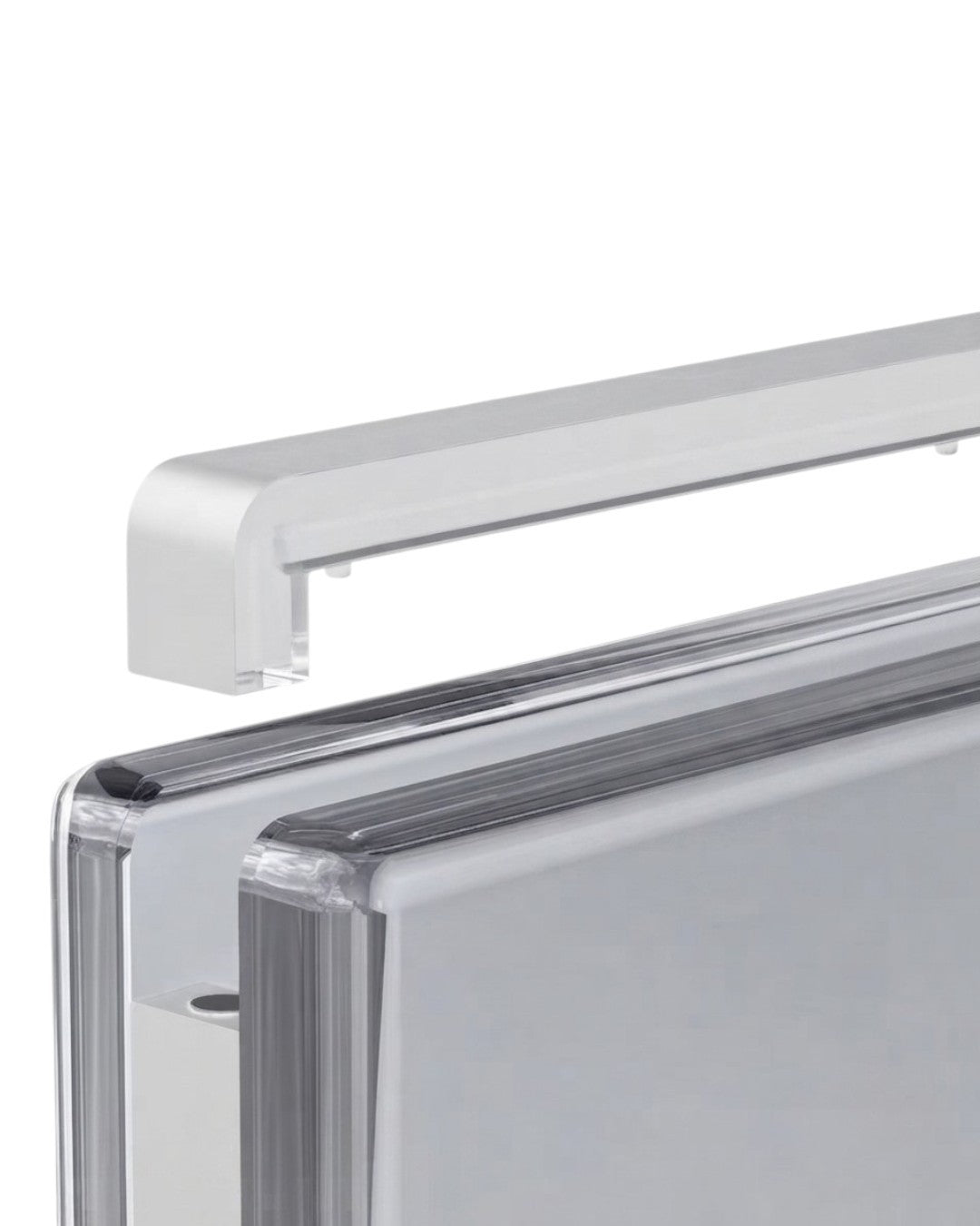 VaultifyUK magnetic acrylic display case for PSA graded cards with a removable top panel for easy slab insertion.