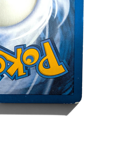 VaultifyUK vintage 1999 Pokémon Jungle Meowth card back showing edge and corner whitening wear