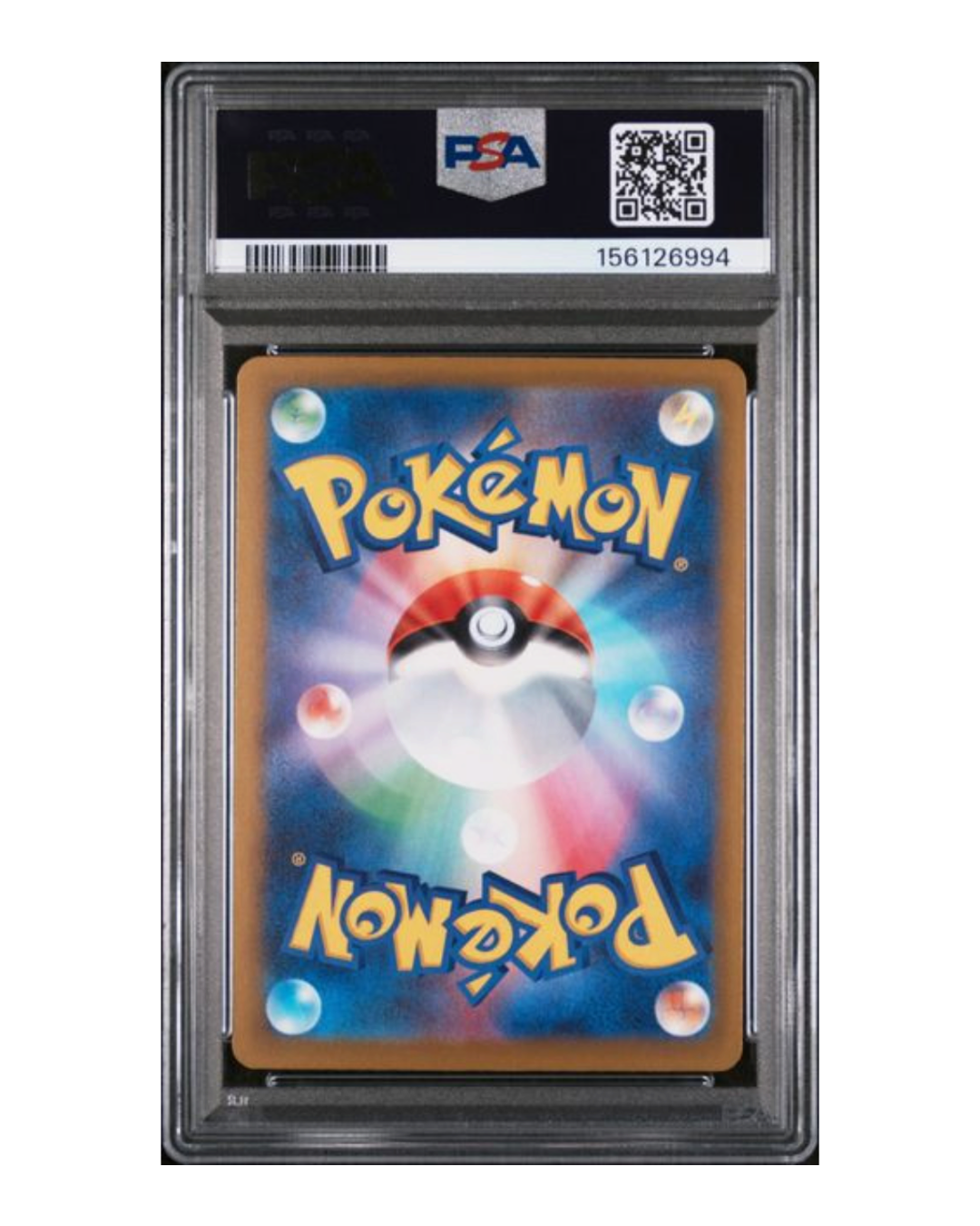 VaultifyUK PSA 10 graded Japanese Metang Art Rare Pokémon card back view in a protective slab