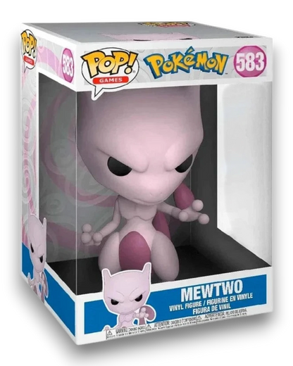 VaultifyUK 10-inch Mewtwo Pokémon Funko Pop vinyl figure in its original branded display box