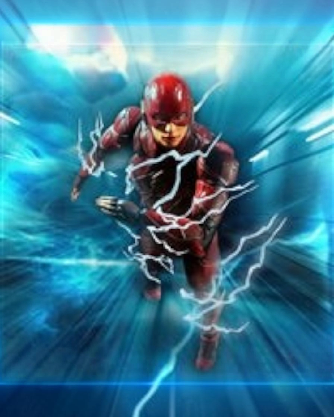 VaultifyUK Mezco One:12 Collective The Flash action figure with Speed Force lightning effects in a dynamic pose