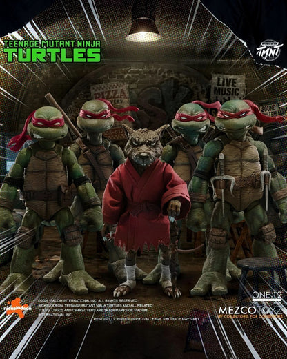 VaultifyUK Mezco One:12 Collective Teenage Mutant Ninja Turtles comic variant figures with Master Splinter