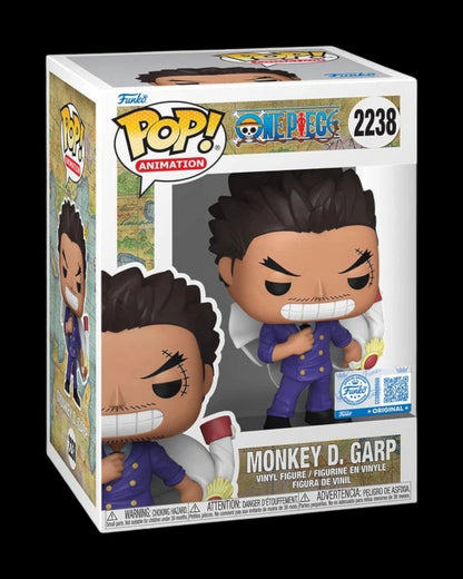 VaultifyUK One Piece Monkey D. Garp #2238 Special Edition Funko Pop vinyl figure in its original display box.