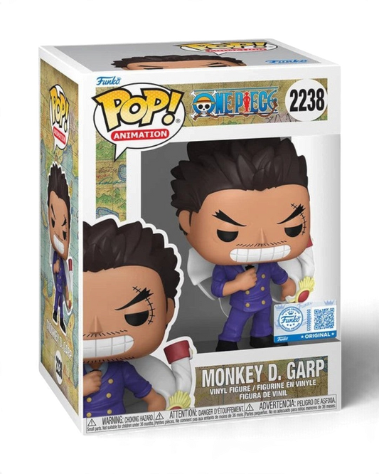VaultifyUK One Piece Monkey D. Garp #2238 Special Edition Funko Pop vinyl figure in its original display box.