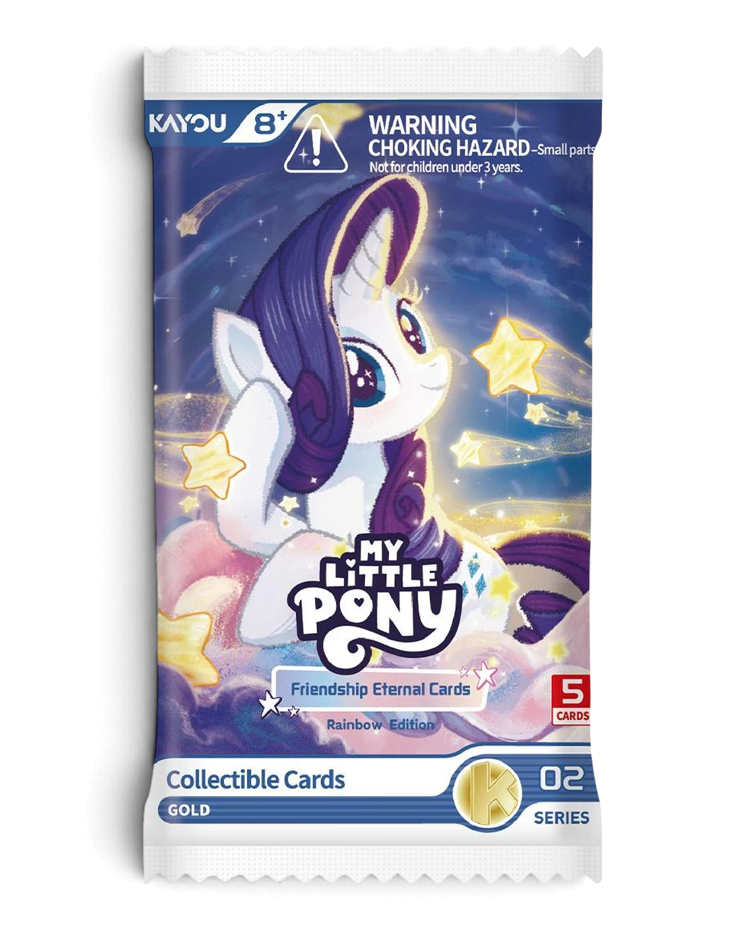 KAYOU My Little Pony Friendship Eternal Cards Rainbow Edition Series 2 booster pack, 5 cards