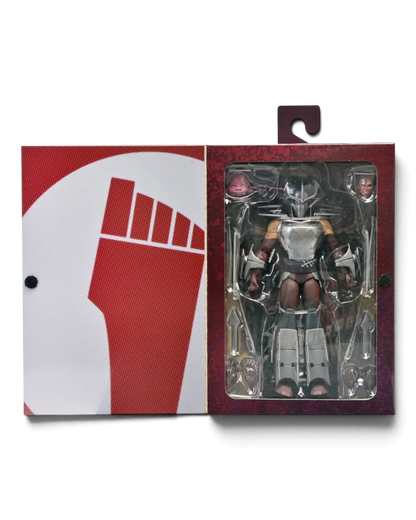 VaultifyUK NECA TMNT Shredder 2012 cartoon action figure in window box packaging with accessories and Kraang figure
