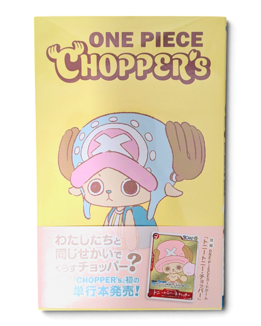 VaultifyUK ONE PIECE CHOPPER's Vol. 1 manga book with bonus EB02-003 Tony Tony Chopper promo card in Japanese