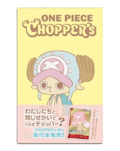 VaultifyUK ONE PIECE CHOPPER's Vol. 1 manga book with exclusive EB02-003 Tony Tony Chopper promo card in pastel style