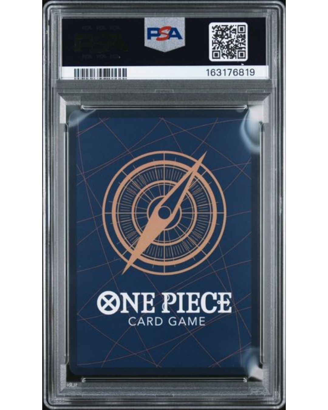 VaultifyUK PSA 10 graded One Piece Card Game Monkey D. Luffy 3rd Anniversary promo card back view