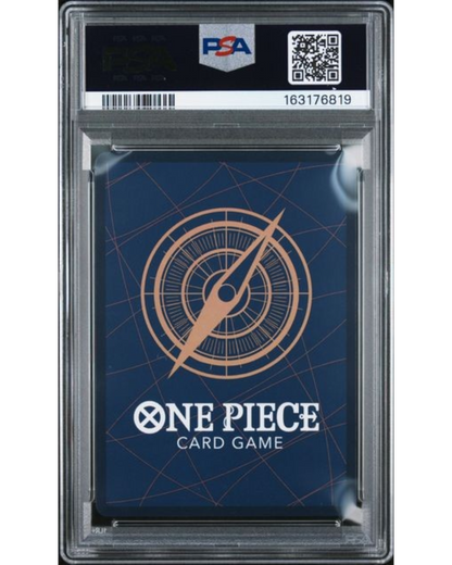 VaultifyUK PSA 10 graded One Piece Card Game Monkey D. Luffy 3rd Anniversary promo card back view