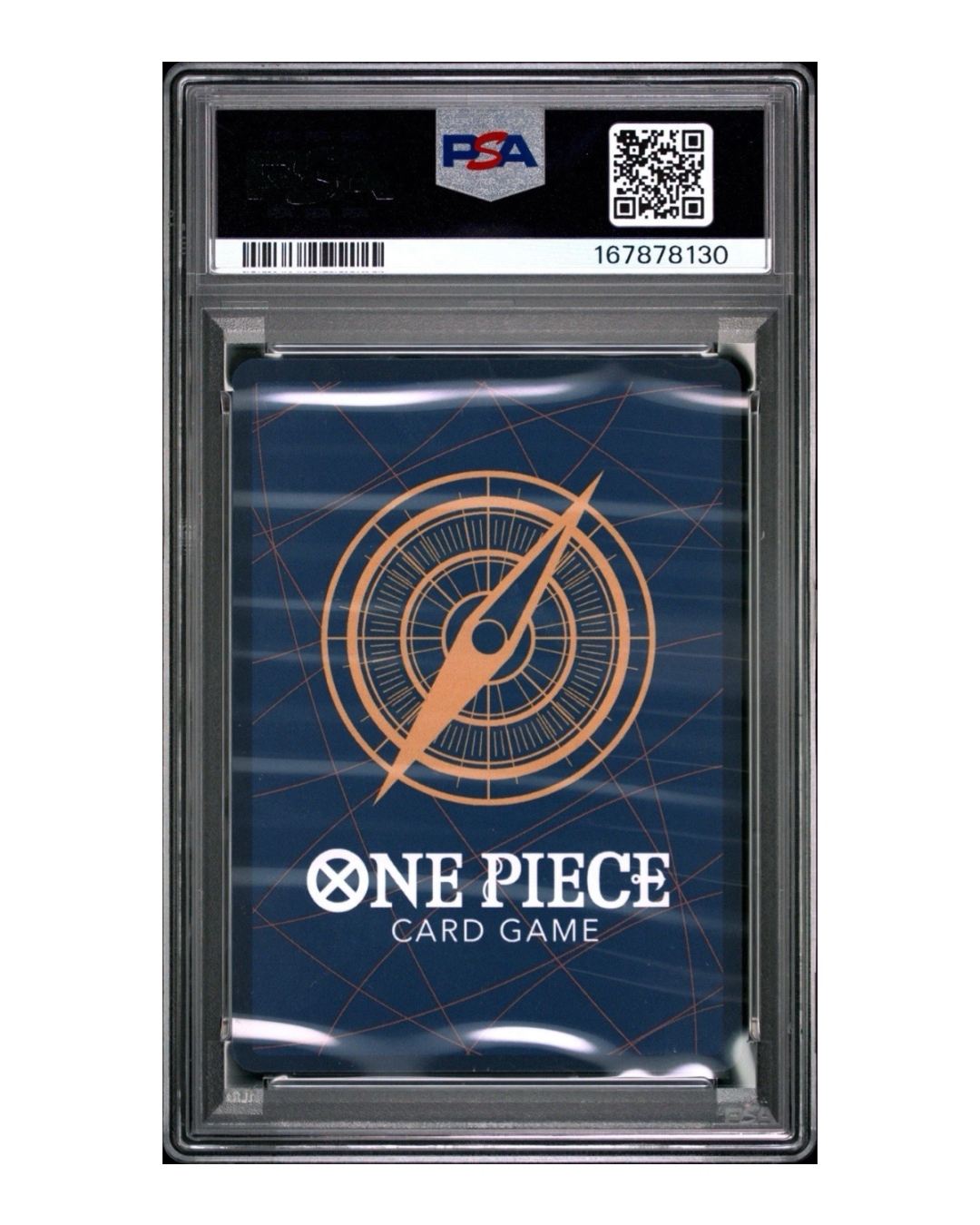 VaultifyUK PSA 10 graded One Piece Card Game Sugar SP alternate art card back in a protective slab