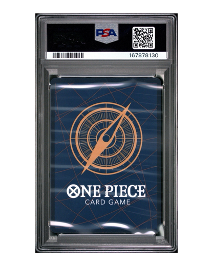 VaultifyUK PSA 10 graded One Piece Card Game Sugar SP alternate art card back in a protective slab