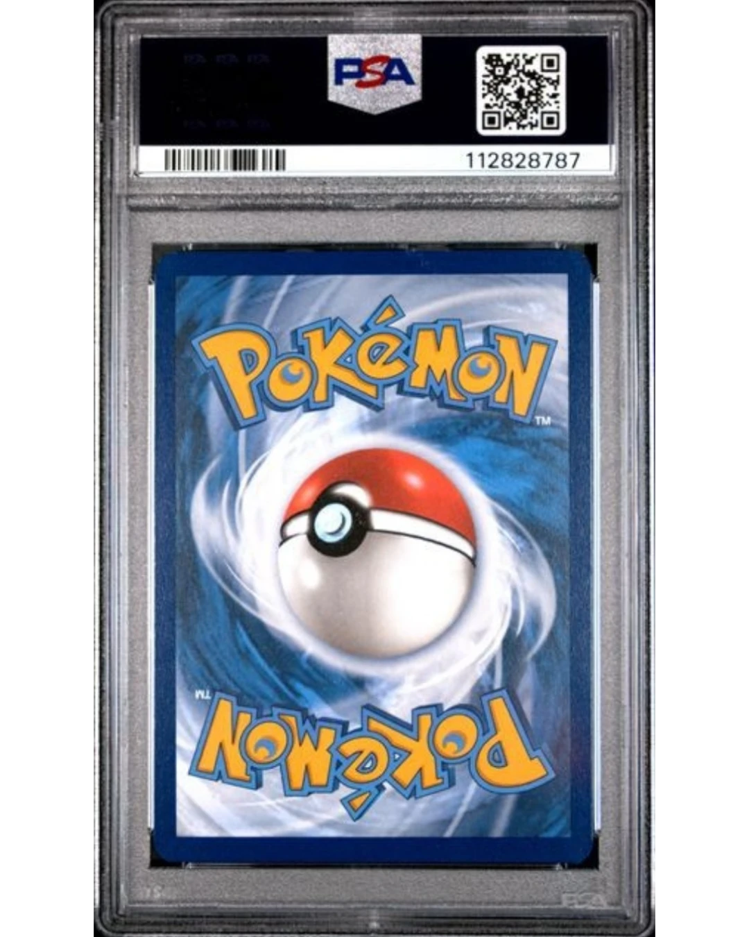VaultifyUK PSA 10 graded Pikachu ex Prismatic Evolutions Hyper Rare trading card back view