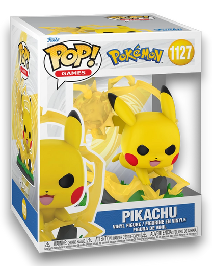 VaultifyUK Pokémon Pikachu #1127 Funko Pop! Premium vinyl figure in window display box
