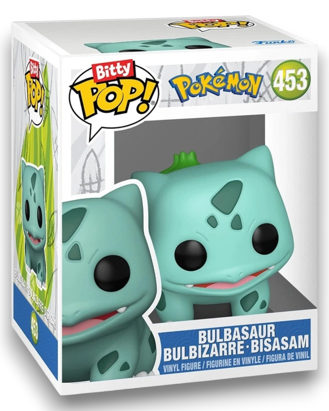 VaultifyUK Pokémon Bitty Pop! Bulbasaur vinyl figure in its original branded display box