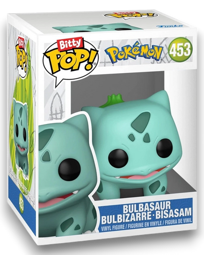 VaultifyUK Pokémon Bitty Pop! Bulbasaur vinyl figure in its original branded display box