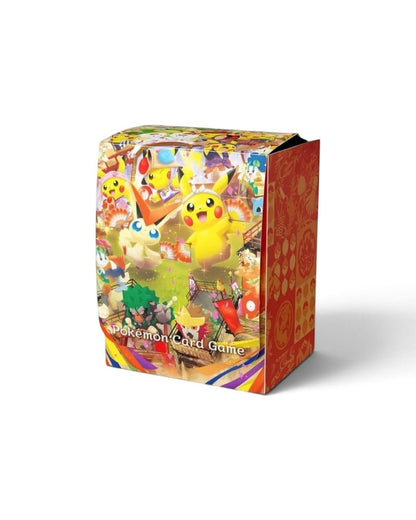 VaultifyUK Pokémon Center Tohoku special box featuring vibrant Pikachu and regional Japanese artwork on a deck case.