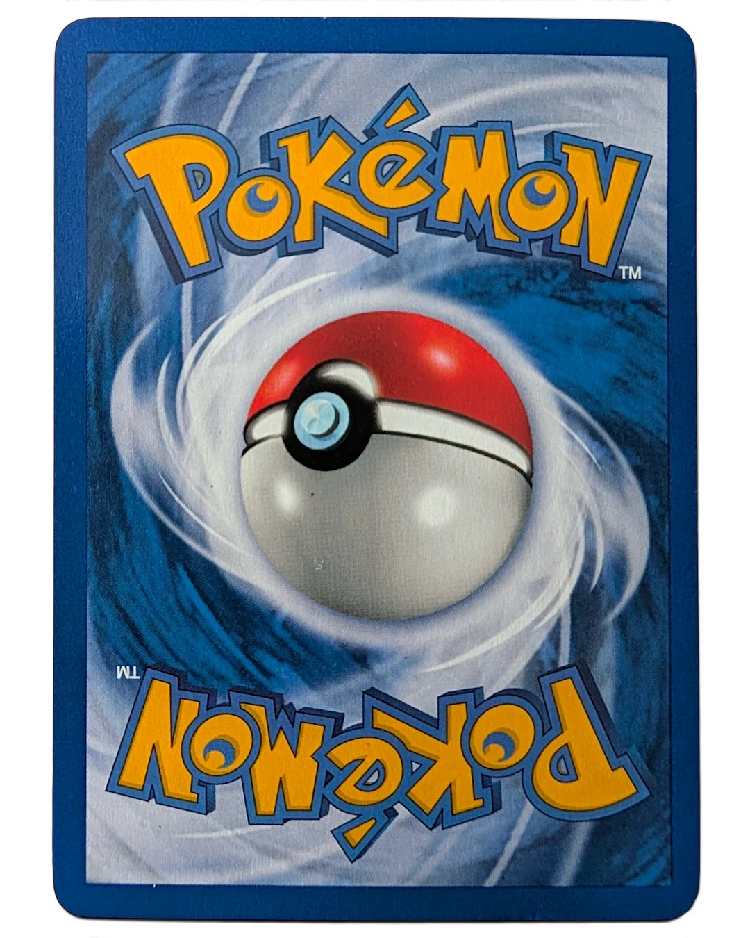 VaultifyUK Pokémon TCG Horsea Fossil set card back showing classic blue swirl design and Poké Ball logo