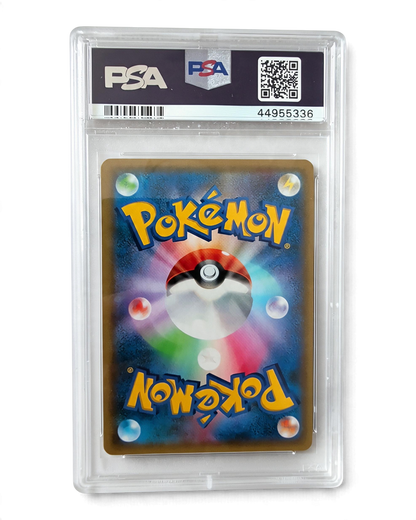 VaultifyUK PSA 10 graded Japanese Pokémon card back showing classic blue and gold design in a protective slab