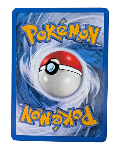 VaultifyUK vintage Pokémon TCG card back featuring the classic blue swirl design and central Poké Ball graphic