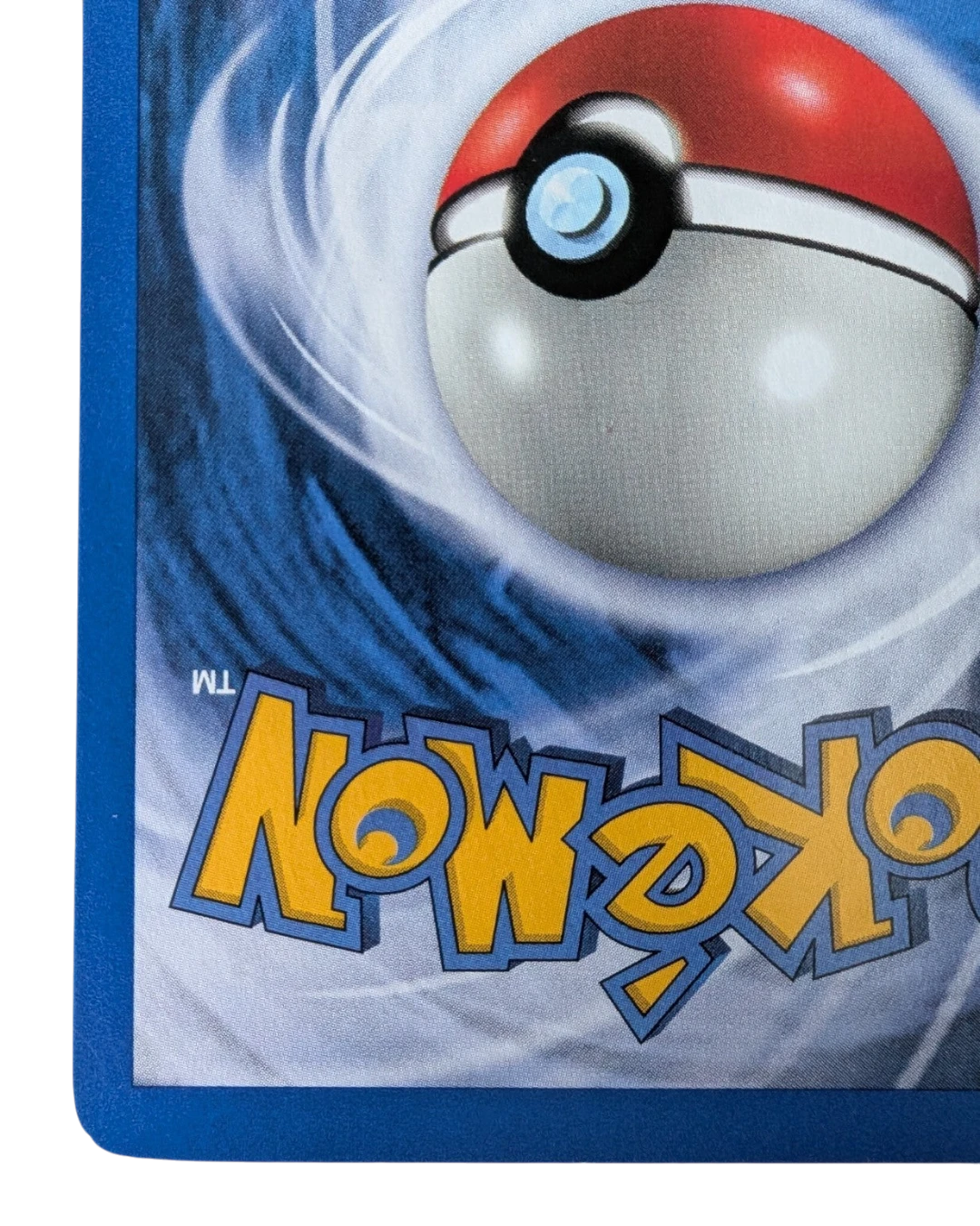 VaultifyUK vintage Pokemon TCG card back showing the classic blue and red Poke Ball design and logo