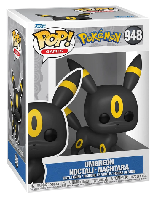 VaultifyUK Funko Pop Games Pokémon Umbreon #948 vinyl figure in window display box