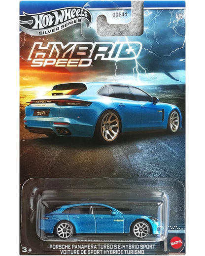 VaultifyUK Hot Wheels Silver Series Porsche Panamera Turbo S E-Hybrid Sport Turismo die-cast car in blister pack